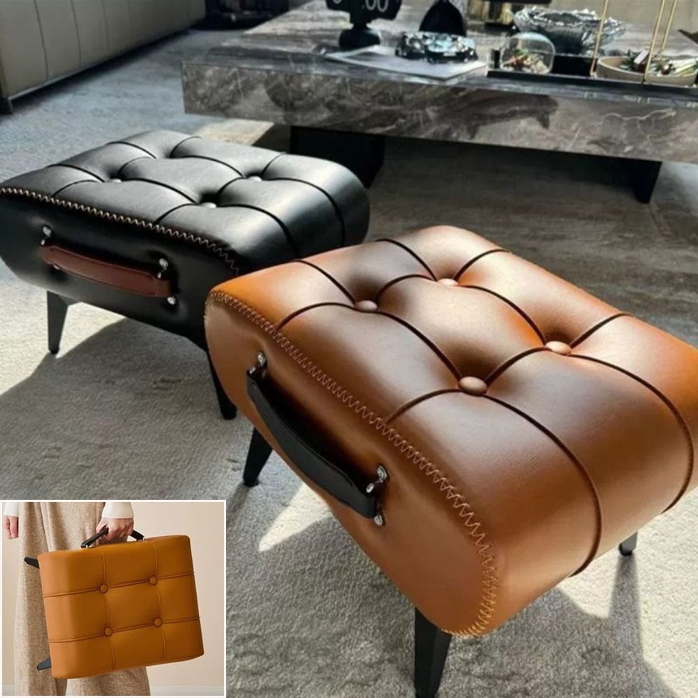 Footrest Under Desk - Nuevo Taburete Plegable Ahorrador de Espacio,