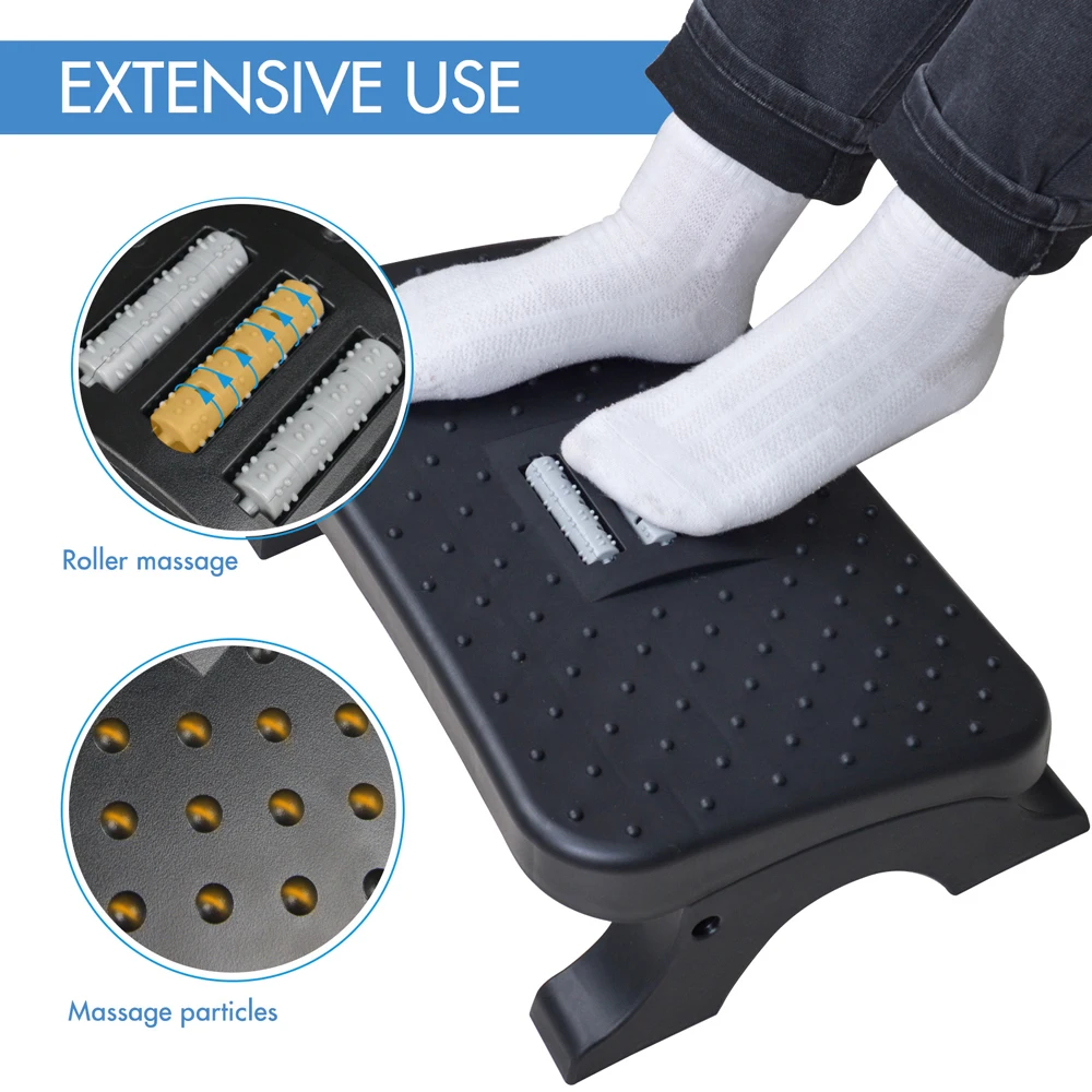 Reposapiés ergonómico debajo d - Footrest Under Desk reseña y precio