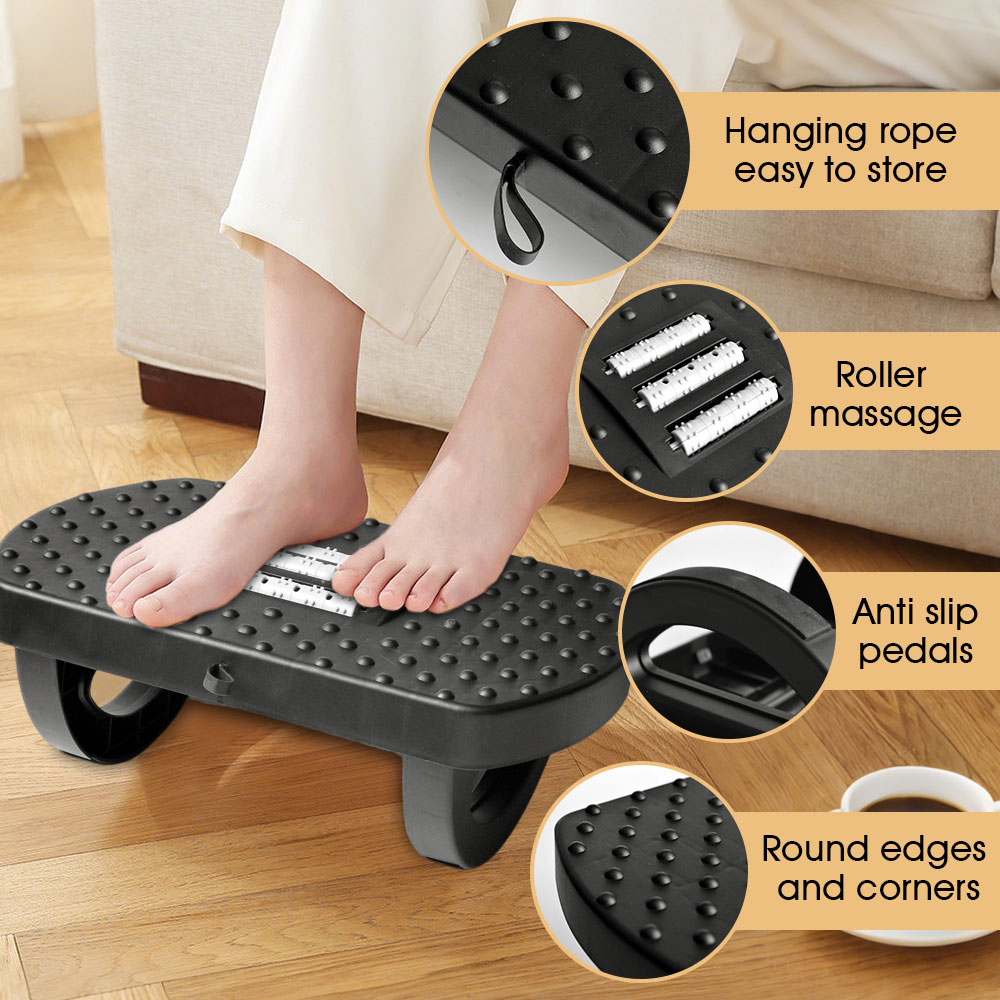 Reposapiés portátil para el ho - Footrest Under Desk reseña y precio