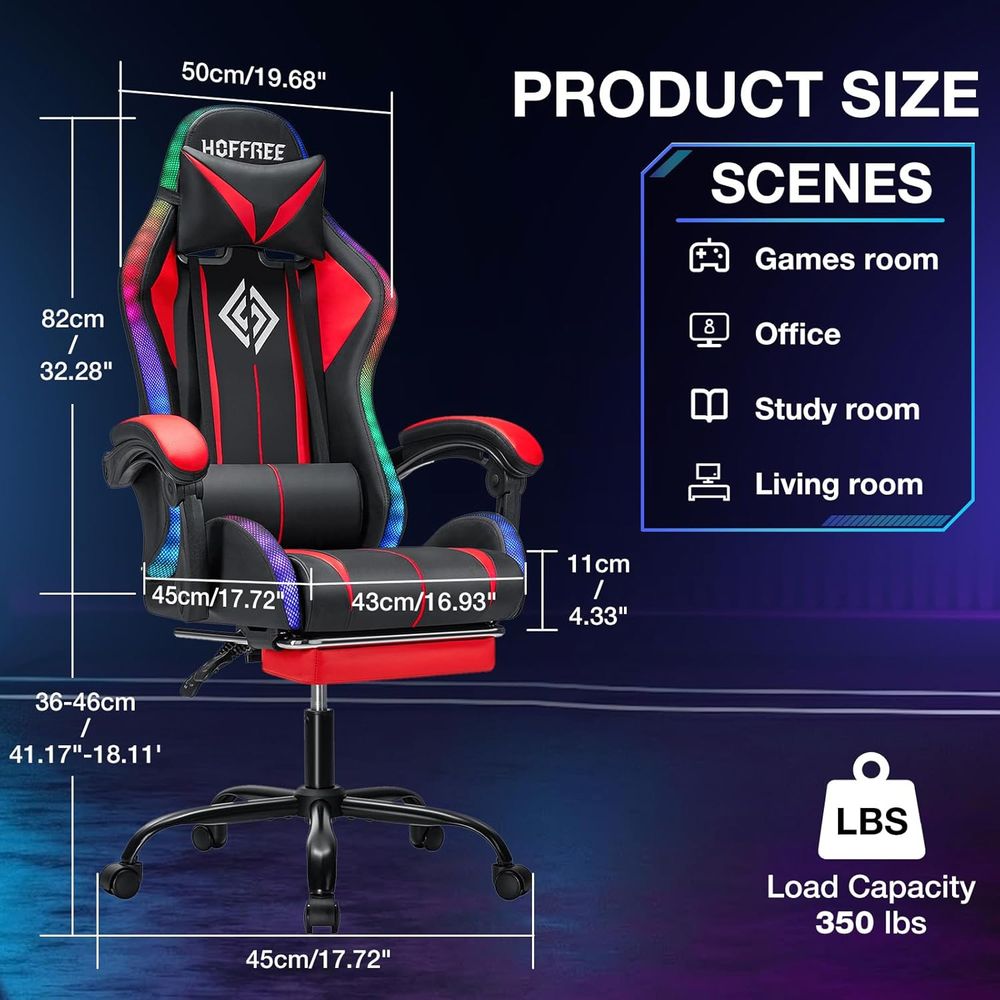 Silla Gaming RGB con Altavoces - Video Gaming & Esports Usd Acc reseña y precio