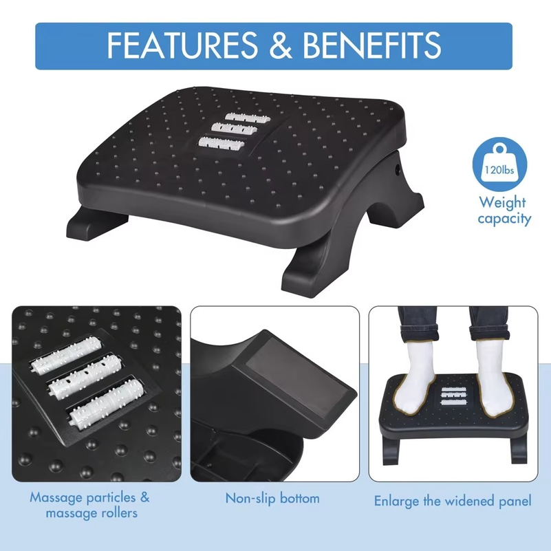 Reposapiés ergonómico para col - Footrest Under Desk reseña y precio