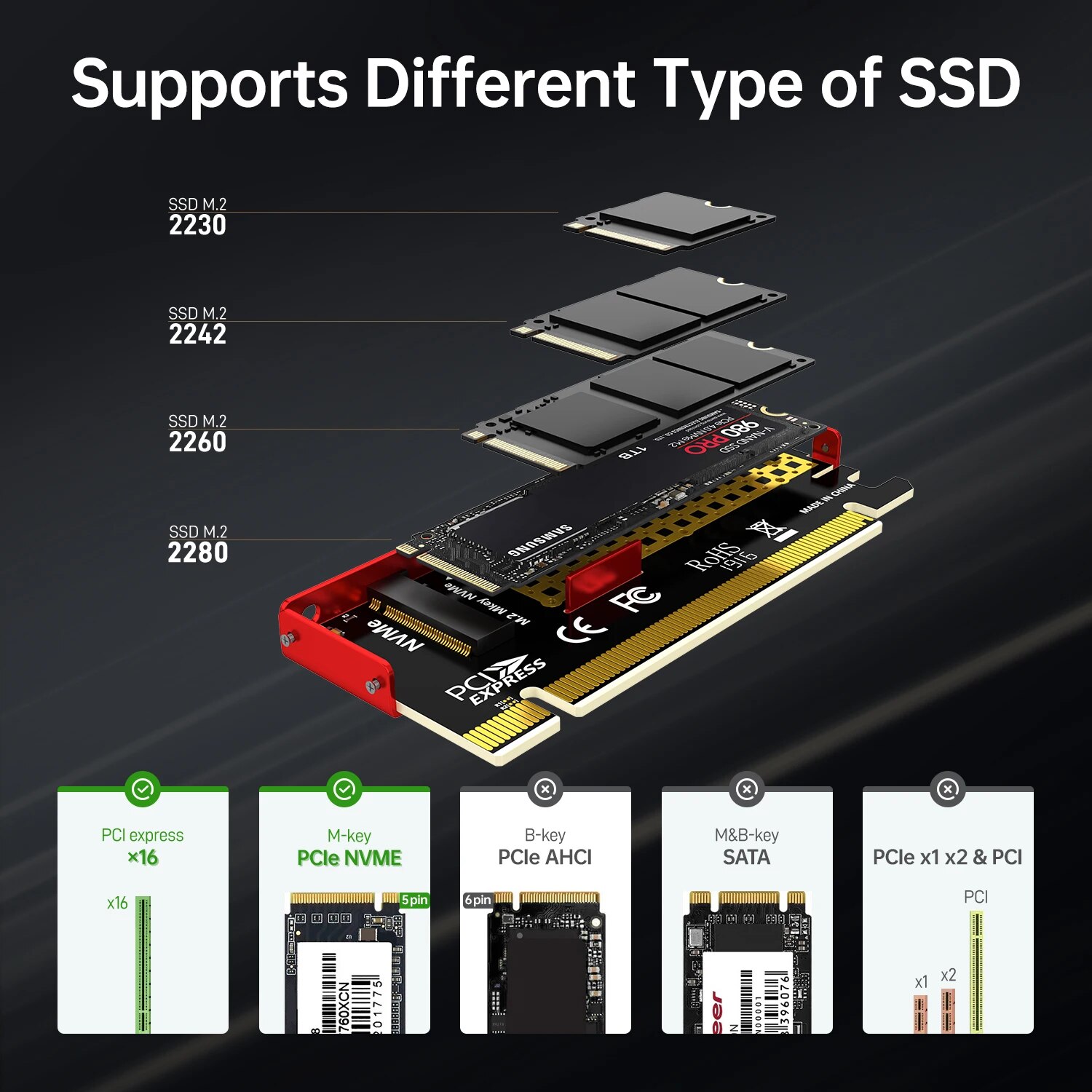 JEYI-adaptador M.2 NVME a 4,0  - Samsung Ssd 990 Pro reseña y precio