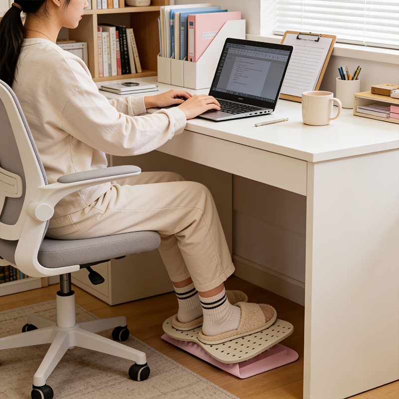 Reposapiés portátil con orific - Footrest Under Desk reseña y precio