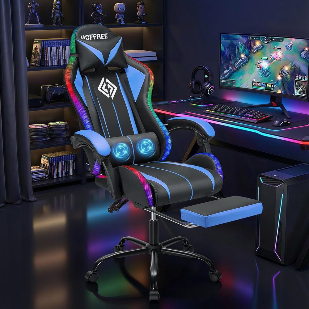 Silla de Juego LED con Luces R - Video Gaming & Esports Usd Acc reseña y precio